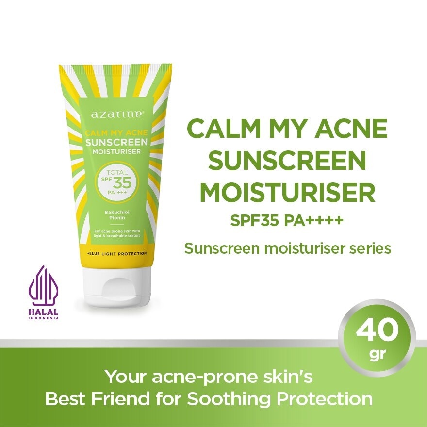 Calm My Acne Sunscreen Moisturiser SPF35 40gm