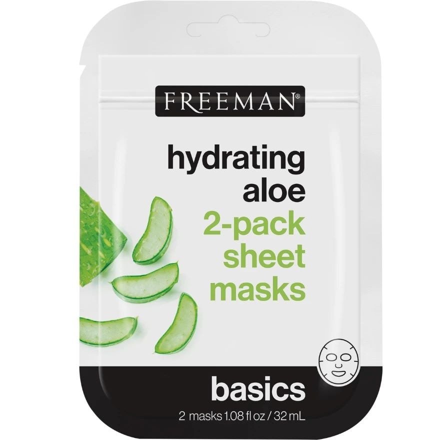 Basics Hydrating Aloe 2-Pack Sheet Masks 1s