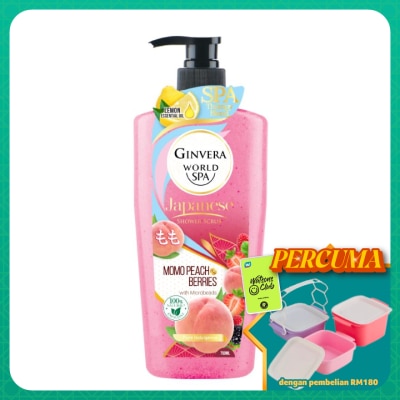 GINVERA - Spa Shower Scrub Momo Peach Berries 750g