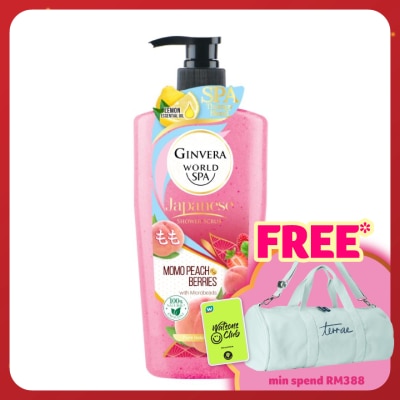 GINVERA Spa Shower Scrub Momo Peach Berries 750g