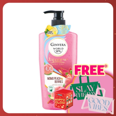 GINVERA Spa Shower Scrub Momo Peach Berries 750g