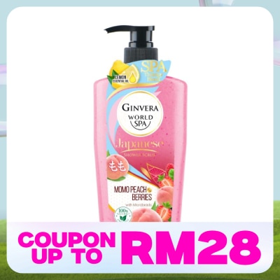 GINVERA Spa Shower Scrub Momo Peach Berries 750g