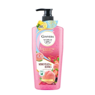 GINVERA Spa Shower Scrub Momo Peach Berries 750g