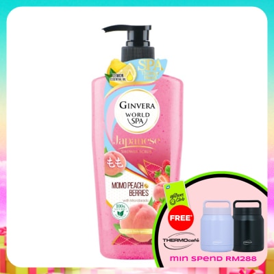 GINVERA - Spa Shower Scrub Momo Peach Berries 750g