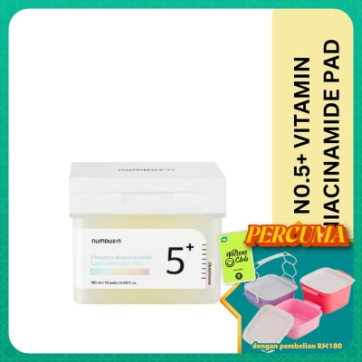 NUMBUZIN - No.5+ Vitamin Niacinamide Concentrated Pad 70s