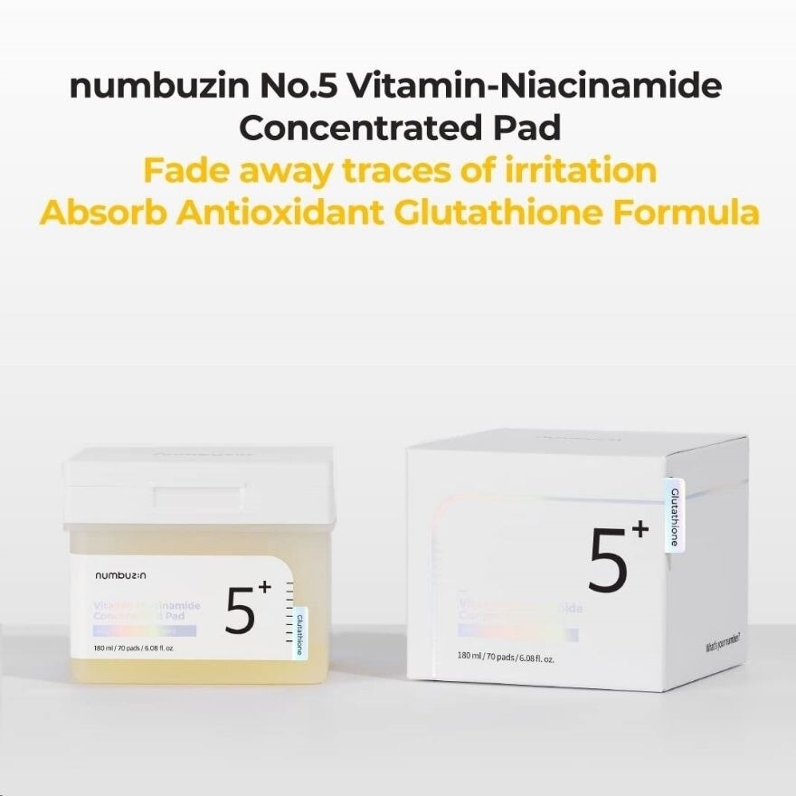 No.5+ Vitamin Niacinamide Concentrated Pad 70s