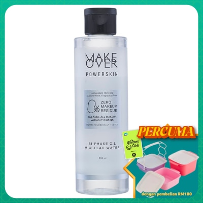 MAKE OVER - Powerskin Bi-Phase Oil Micellar Water