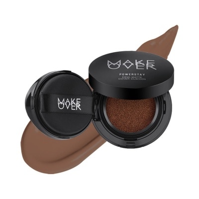 MAKE OVER Powerstay Demi-Matte Cover Cushion C62 Rich Cocoa