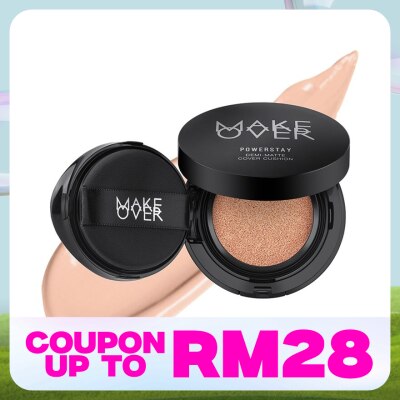 MAKE OVER Powerstay Demi-Matte Cover Cushion N20 Ivory