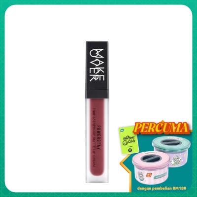 MAKE OVER Powerstay Transferproof Matte Lip Cream B05 Fired Up
