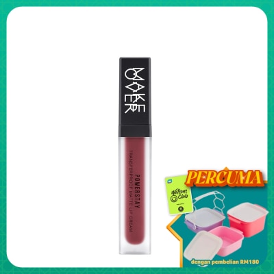 MAKE OVER - Powerstay Transferproof Matte Lip Cream B05 Fired Up