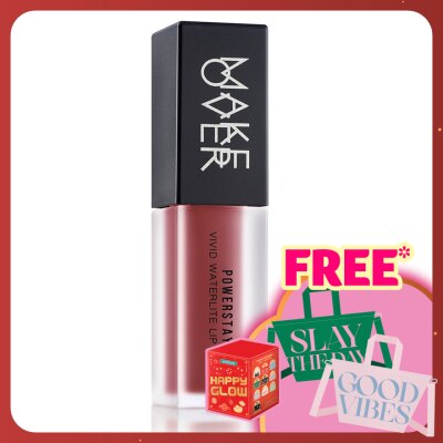 MAKE OVER Powerstay Vivid Waterlite Lip Stain A03 Kiss Ban