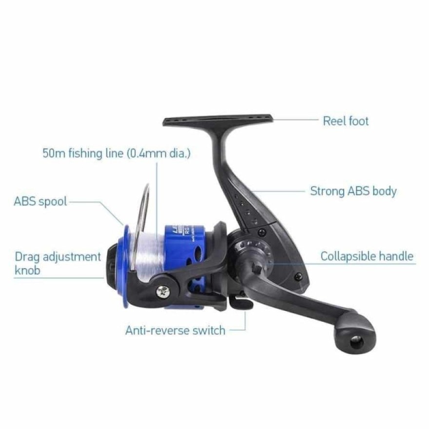 16 in 1 Set Fishing Rod Reel Free Shrimp Bait Set