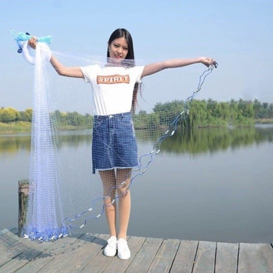 Nylon Fish Net Hand Casting Hand 8 Feet