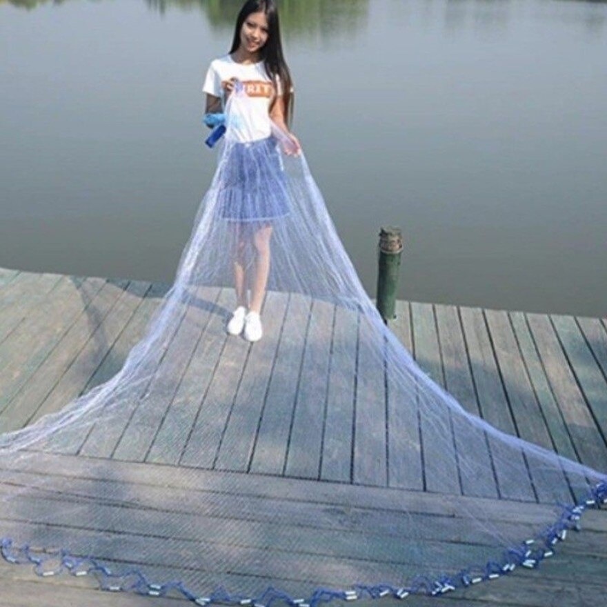 Nylon Fish Net Hand Casting Hand 8 Feet