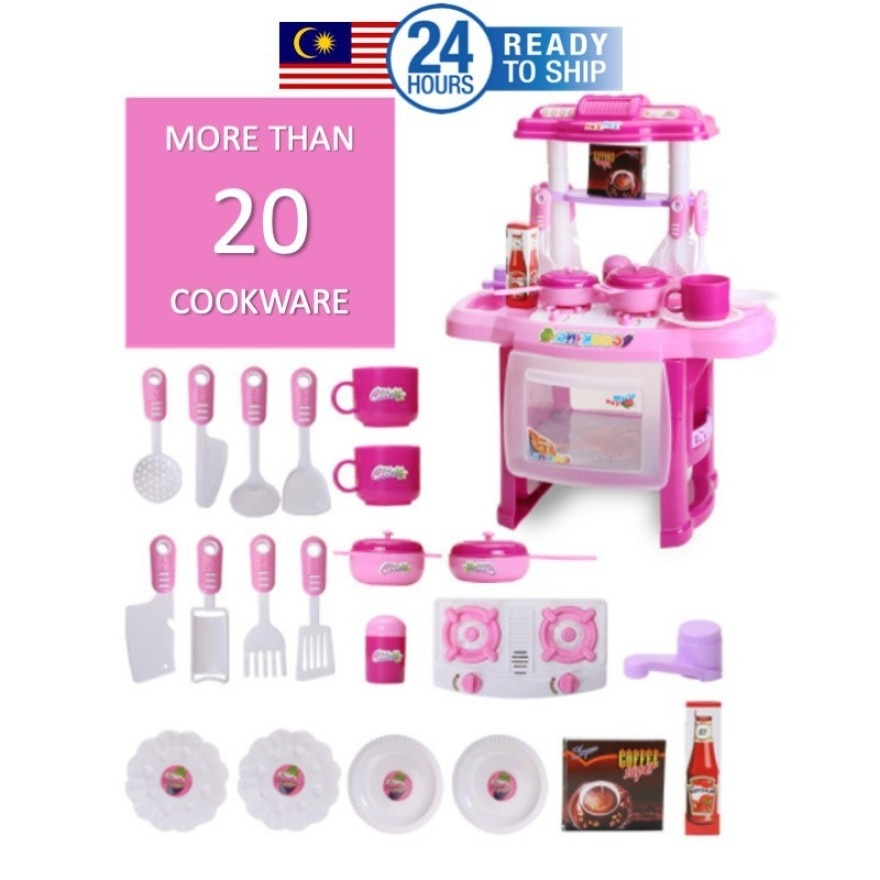 Kitchen Kids Toy Children Playset Pretend cooking