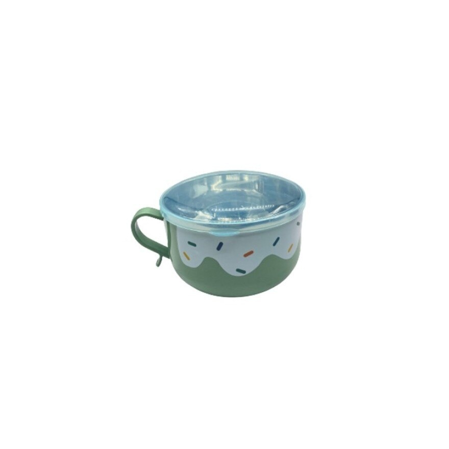 Bowls Baby Feeding Suction with Lid Green