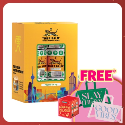 TIGER BALM White Ointment 19g x 6