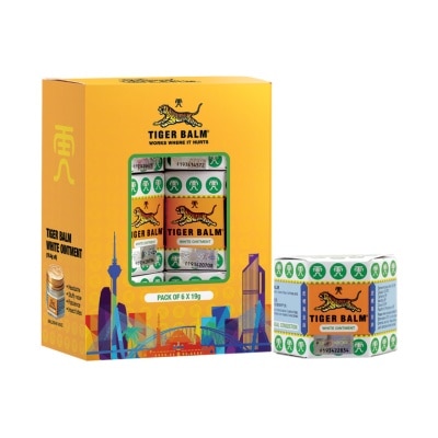 TIGER BALM White Ointment 19g x 6