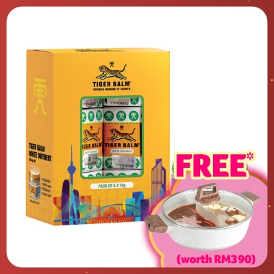 TIGER BALM White Ointment 19g x 6
