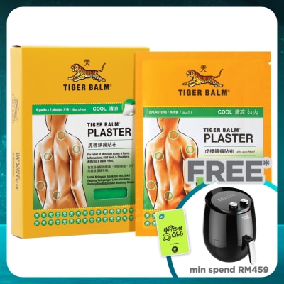 TIGER BALM Plaster (Cool) Large 6x2's (*MAL Item)