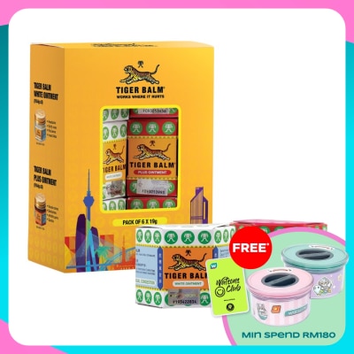 TIGER BALM White & Plus Ointment 19g x 6