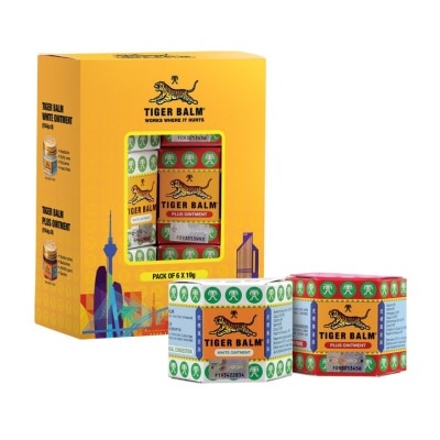 TIGER BALM White & Plus Ointment 19g x 6