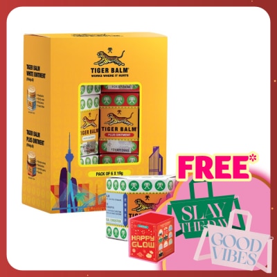 TIGER BALM White & Plus Ointment 19g x 6