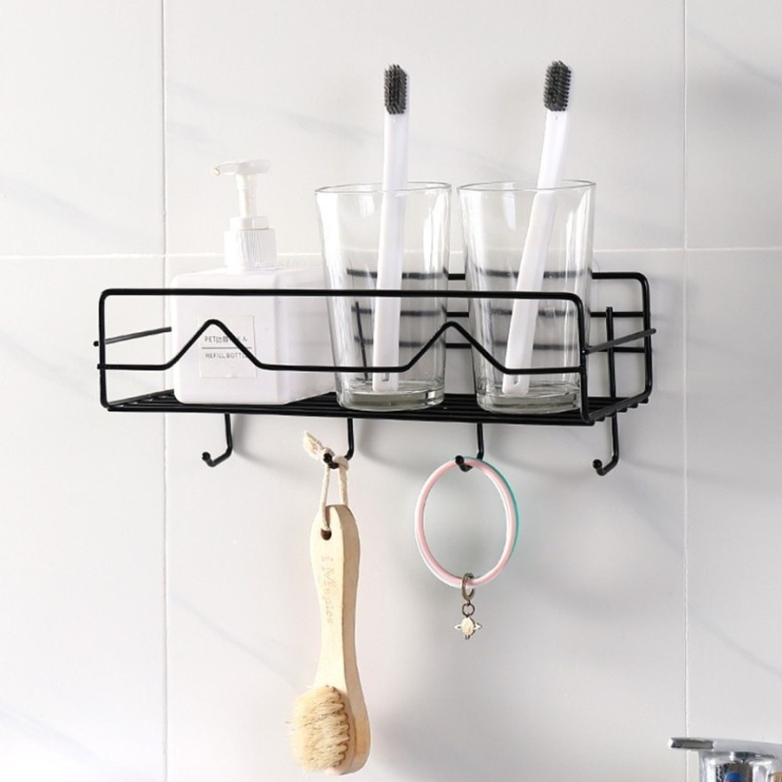 Multipurpose Holder Bathroom Black