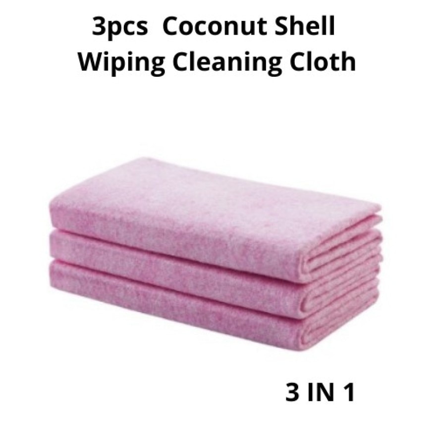 3pcs Kitchen Cleaning Cloth Microfiber Wipe