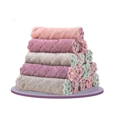 JIMART 10 Pcs Soft Kitchen Cloth Kitchen Towel Wipe