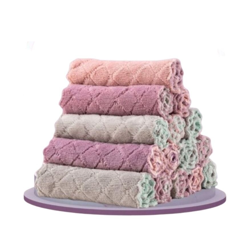 10 Pcs Soft Kitchen Cloth Kitchen Towel Wipe