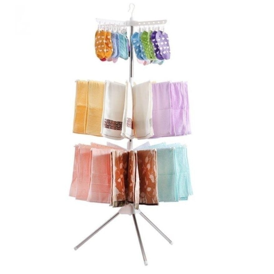 3 Tier Hang Clothes Laundry Rack