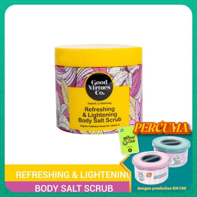 GOOD VIRTUES CO Refreshing & Lightening Body Salt Scrub 200g