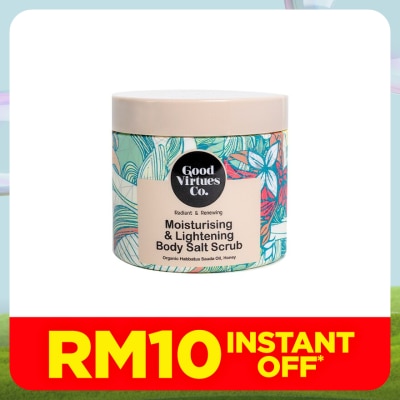 GOOD VIRTUES CO Moisturising & Lightening Body Salt Scrub 200g