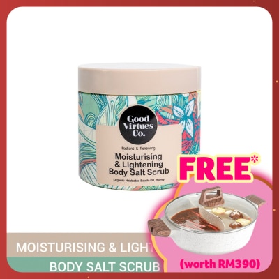 GOOD VIRTUES CO Moisturising & Lightening Body Salt Scrub 200g