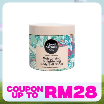 GOOD VIRTUES CO Moisturising & Lightening Body Salt Scrub 200g