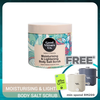 GOOD VIRTUES CO Moisturising & Lightening Body Salt Scrub 200g