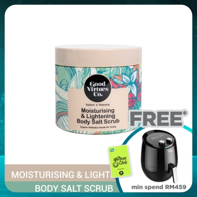 GOOD VIRTUES CO Moisturising & Lightening Body Salt Scrub 200g