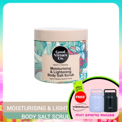 GOOD VIRTUES CO - Moisturising & Lightening Body Salt Scrub 200g