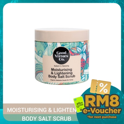 GOOD VIRTUES CO Moisturising & Lightening Body Salt Scrub 200g