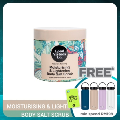 GOOD VIRTUES CO Moisturising & Lightening Body Salt Scrub 200g