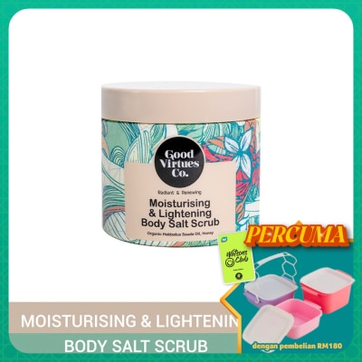GOOD VIRTUES CO - Moisturising & Lightening Body Salt Scrub 200g