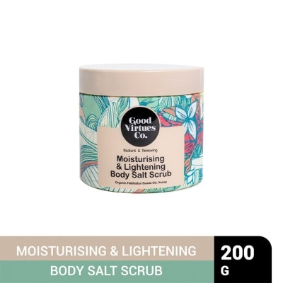 GOOD VIRTUES CO Moisturising & Lightening Body Salt Scrub 200g