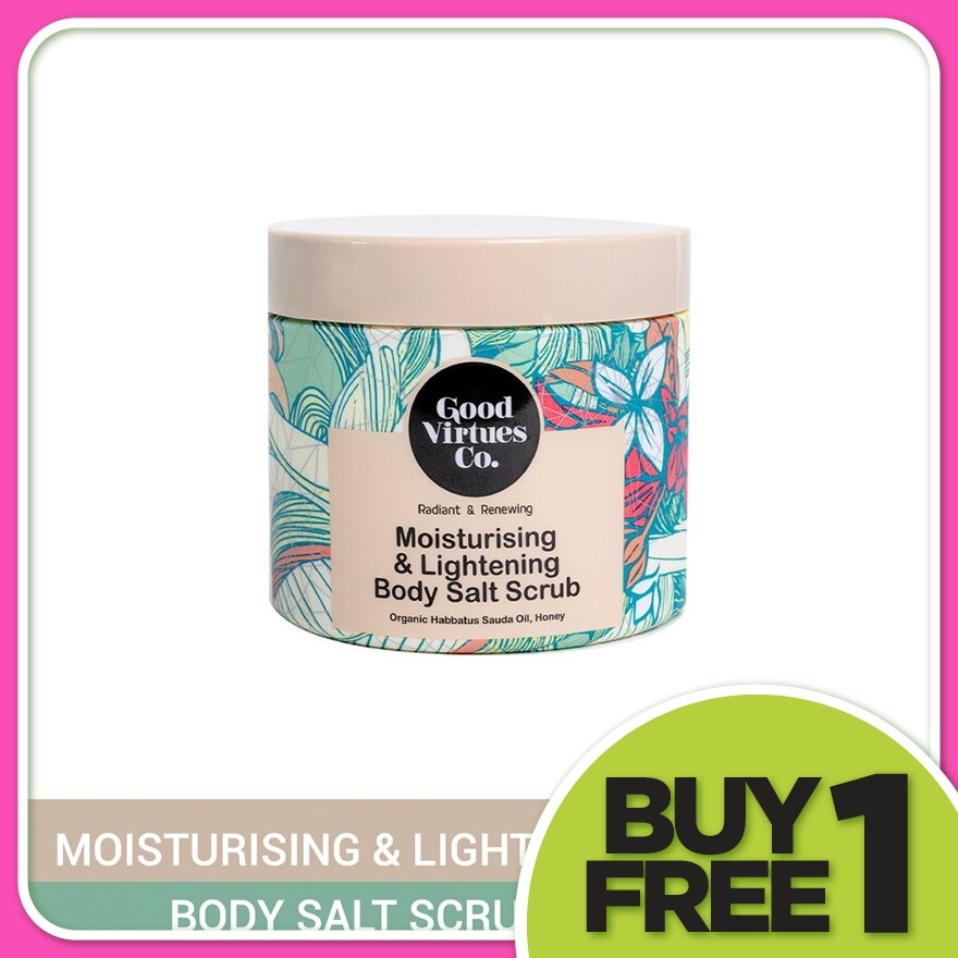 Moisturising & Lightening Body Salt Scrub 200g