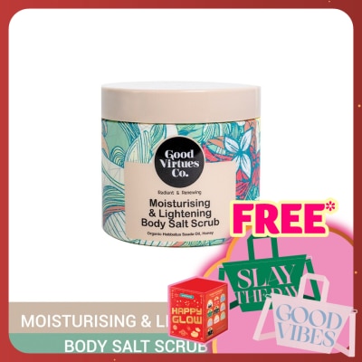 GOOD VIRTUES CO Moisturising & Lightening Body Salt Scrub 200g