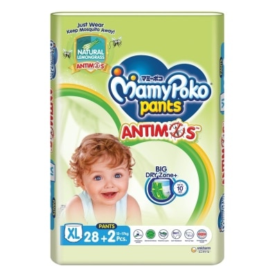 MAMYPOKO Baby Diapers Antimos Pants XL28