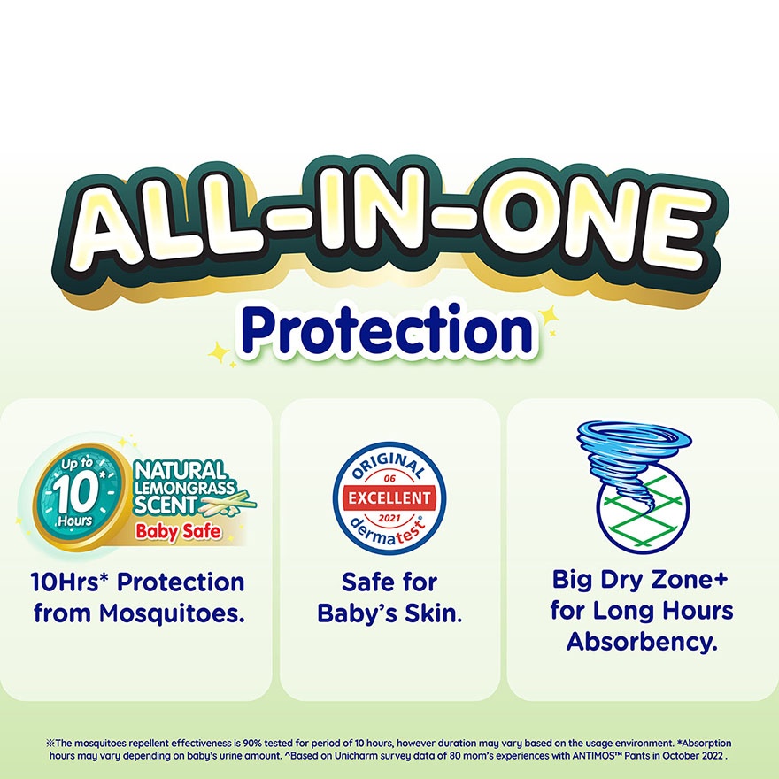 Antimos Pants Baby Diapers L 34's
