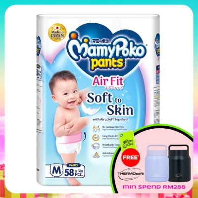 MAMYPOKO - Baby Diapers Airfit Pants M58