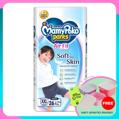 MAMYPOKO Baby Diapers Airfit Boy Pants XXL26